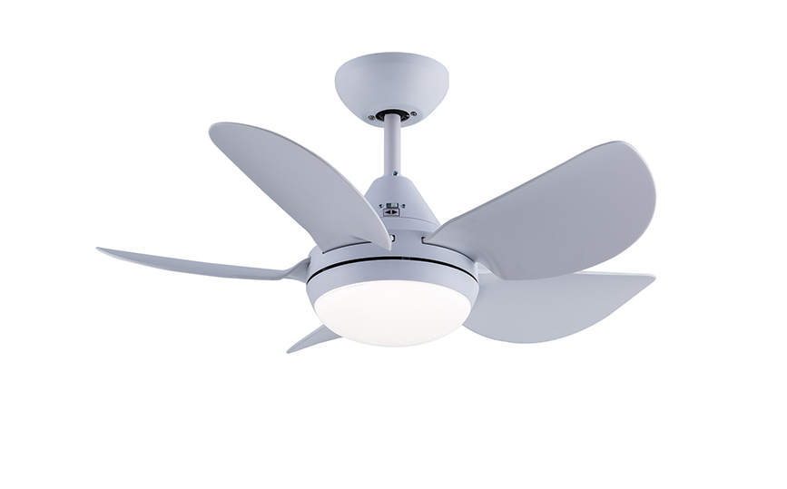 Ceiling Fans with Lights and Remote Control Matte White,30-Inch
