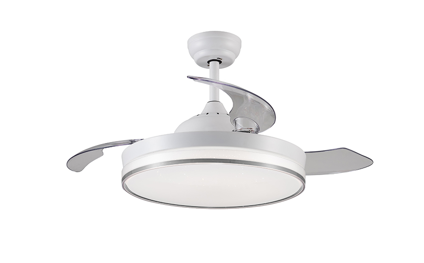42-3011 42-Inch Invisible Ceiling Fan with Light and Remote Control
