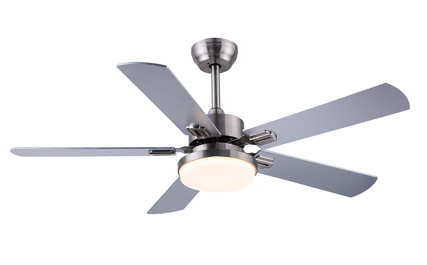Brushed Nickel Ceiling Fans with Lights and Remote Control