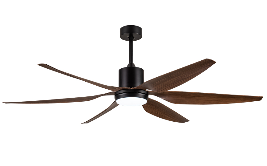 66-1061BK 66-Inch Ceiling Fan with LED Light