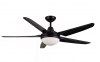 AC Fans - 53-1024D-5BK 53-Inch Ceiling Fan with LED Light