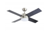 AC Fans - Brushed nickel Ceiling Fans with LED Light in Two-sided Blades,44 Inch