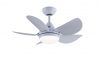 Home Fans - Ceiling Fans with Lights and Remote Control Matte White,30-Inch
