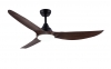 DC Fans - 58-1047 58-Inch Ceiling Fan with Light and Remote Control Walnut Finish