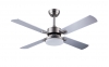 AC Fans - Brushed Nickel Ceiling Fan with Light and Remote Control